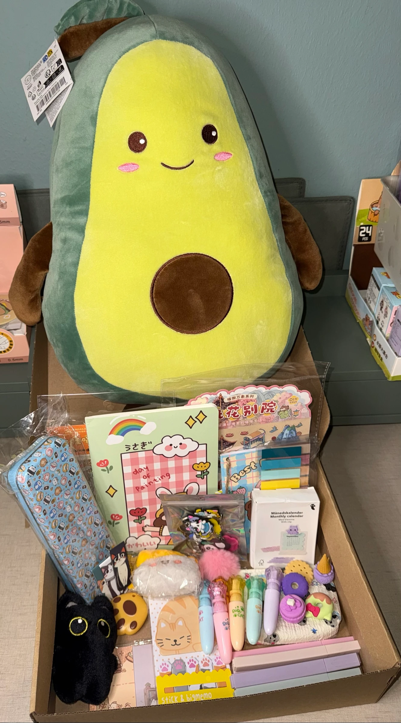 Lote papelería Kawaii